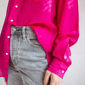 Ralph Lauren Hot pink 100% Silk